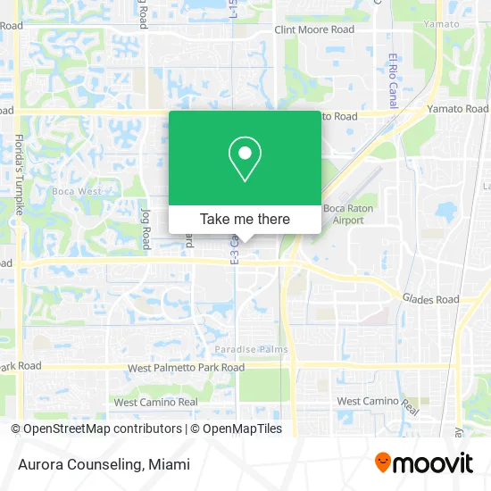 Aurora Counseling map