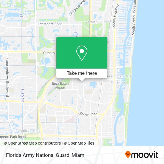 Florida Army National Guard map