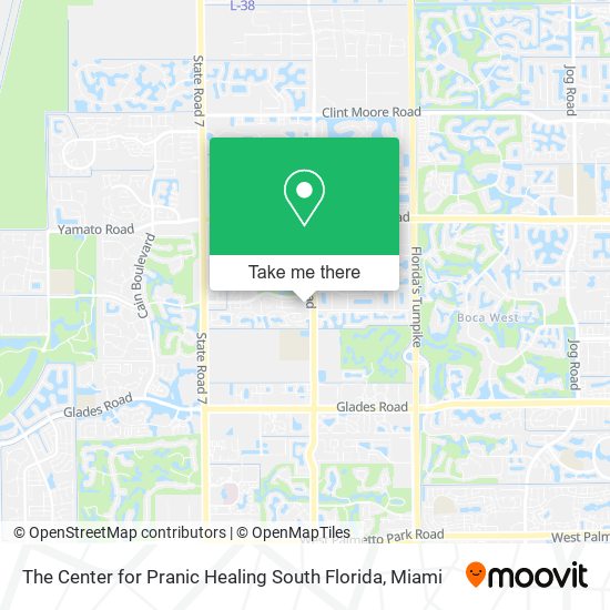 The Center for Pranic Healing South Florida map