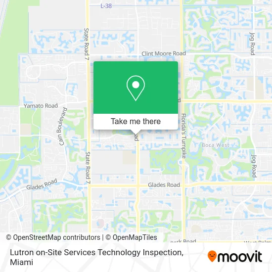 Lutron on-Site Services Technology Inspection map