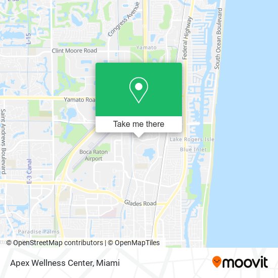 Mapa de Apex Wellness Center