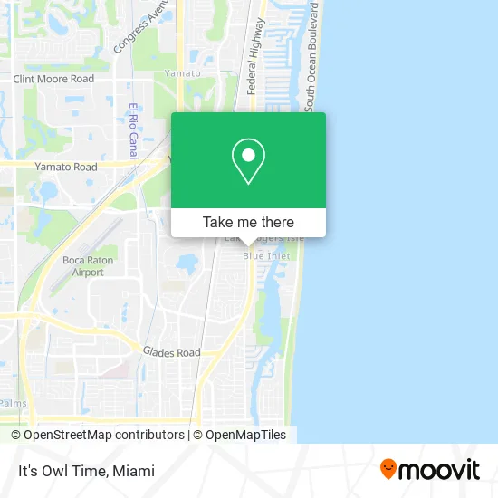 It's Owl Time map