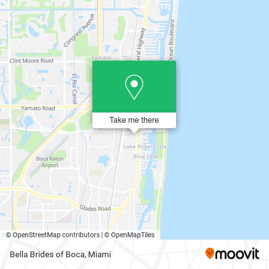 Bella Brides of Boca map