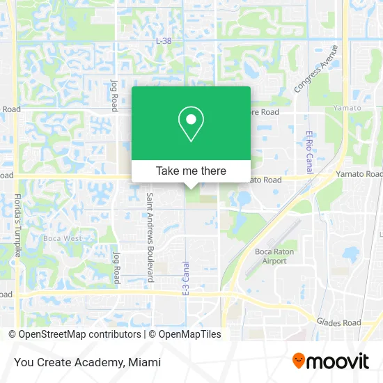 You Create Academy map