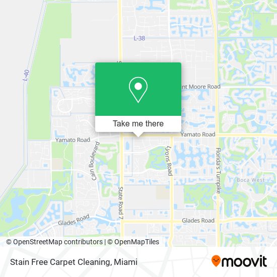 Stain Free Carpet Cleaning map