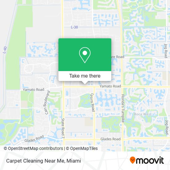 Carpet Cleaning Near Me map