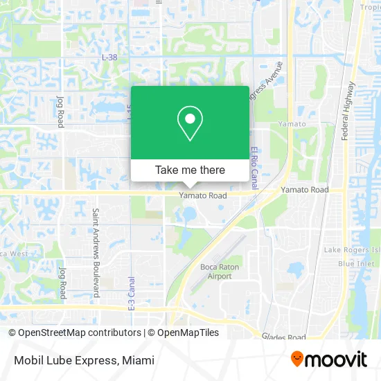 Mobil Lube Express map