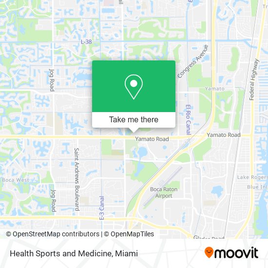 Health Sports and Medicine map