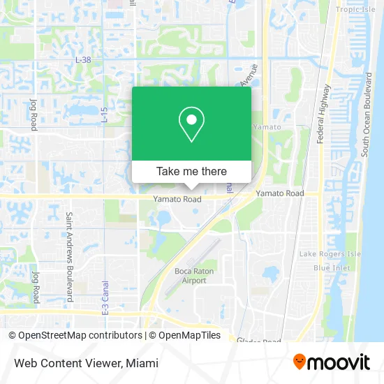 Mapa de Web Content Viewer