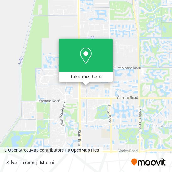 Mapa de Silver Towing