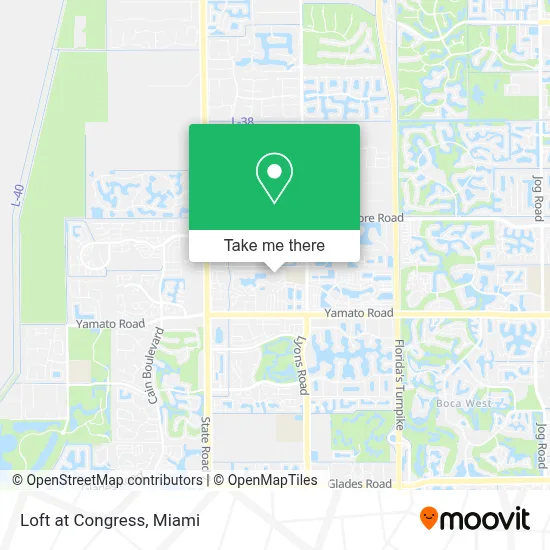 Loft at Congress map