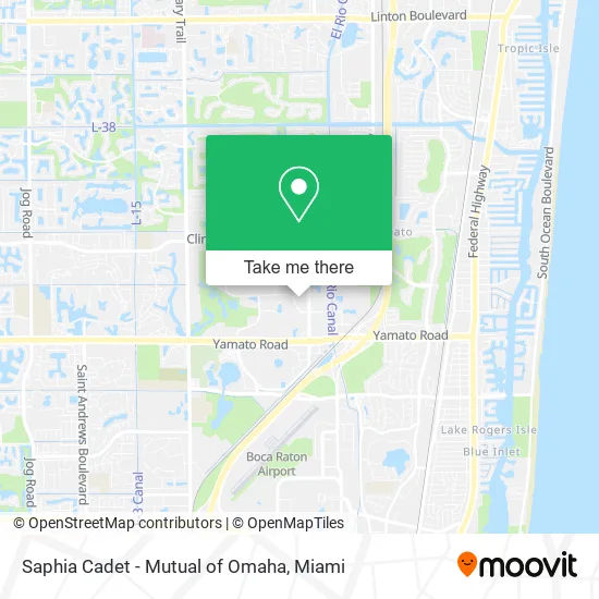 Mapa de Saphia Cadet - Mutual of Omaha