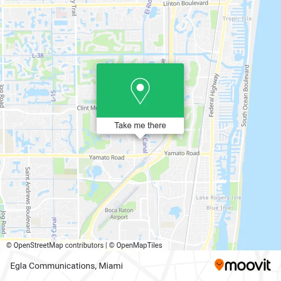 Egla Communications map