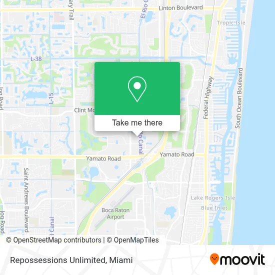 Repossessions Unlimited map