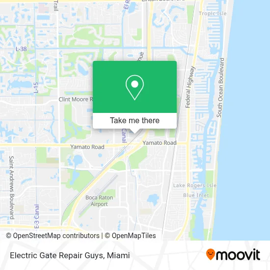 Electric Gate Repair Guys map