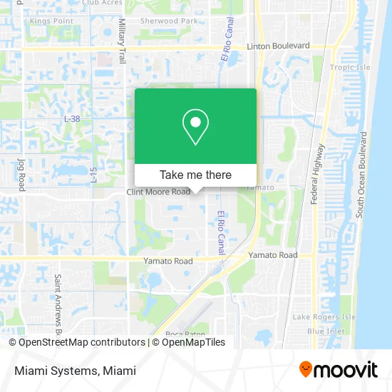 Miami Systems map