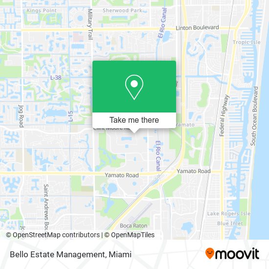Mapa de Bello Estate Management
