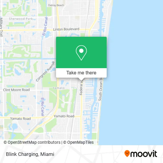 Blink Charging map