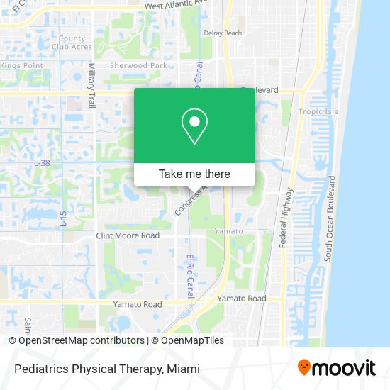 Pediatrics Physical Therapy map