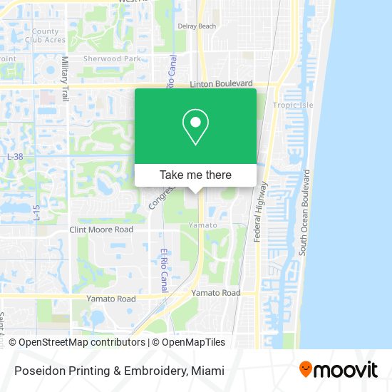 Poseidon Printing & Embroidery map