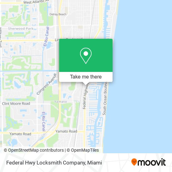 Federal Hwy Locksmith Company map
