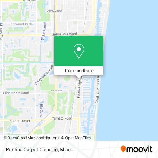 Mapa de Pristine Carpet Cleaning