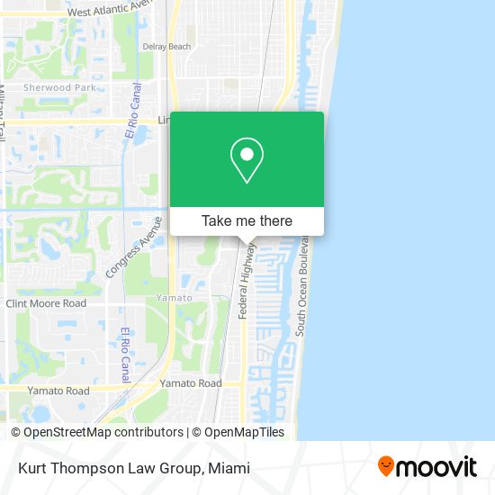 Kurt Thompson Law Group map