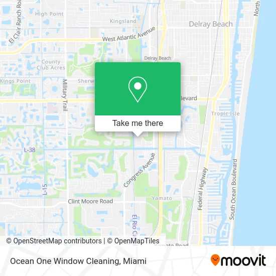 Ocean One Window Cleaning map
