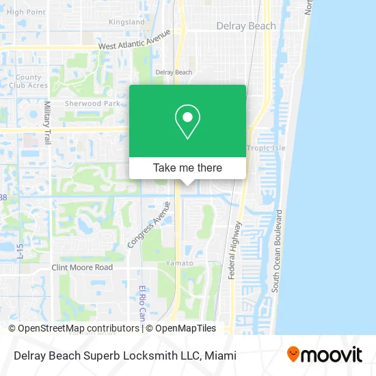 Delray Beach Superb Locksmith LLC map