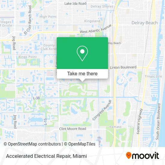 Accelerated Electrical Repair map