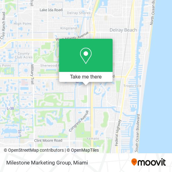 Milestone Marketing Group map