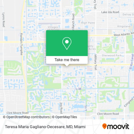 Mapa de Teresa Maria Gagliano-Decesare, MD