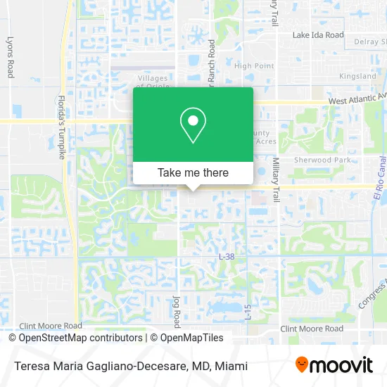 Teresa Maria Gagliano-Decesare, MD map