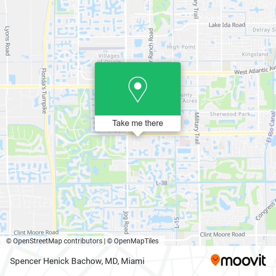 Spencer Henick Bachow, MD map