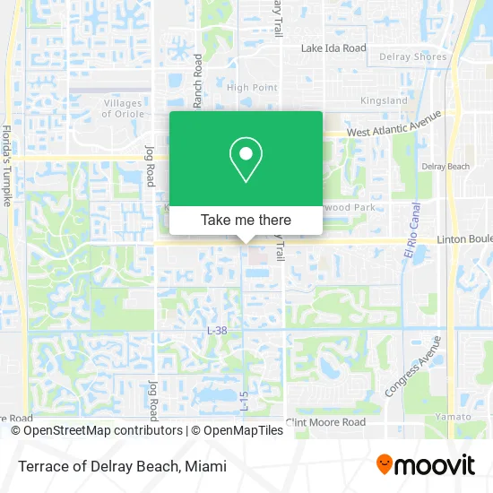 Mapa de Terrace of Delray Beach