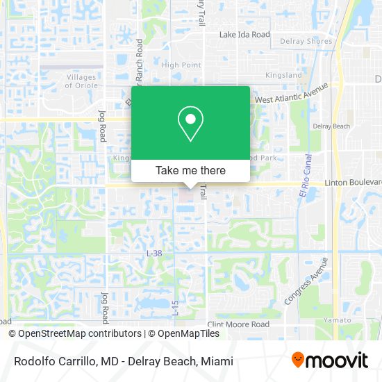 Rodolfo Carrillo, MD - Delray Beach map