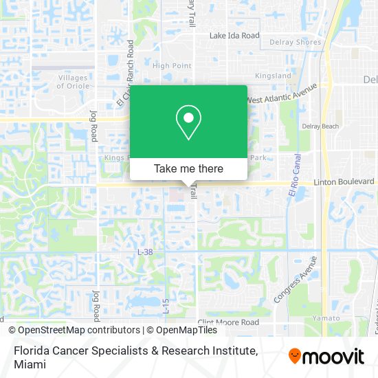 Florida Cancer Specialists & Research Institute map