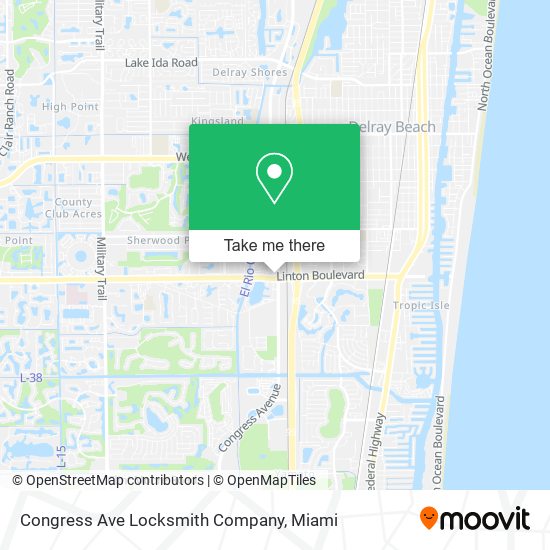 Congress Ave Locksmith Company map