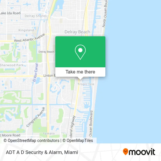 ADT A D Security & Alarm map