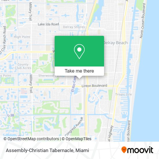 Mapa de Assembly-Christian Tabernacle