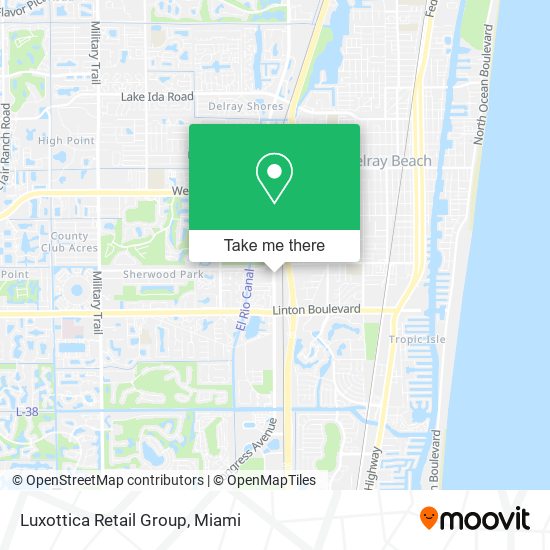 Luxottica Retail Group map