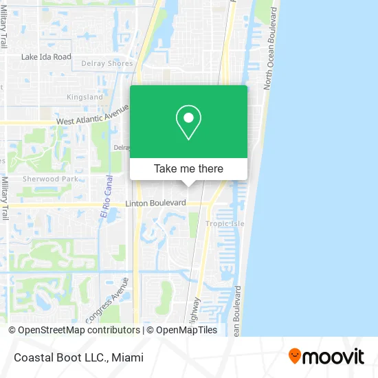 Coastal Boot LLC. map