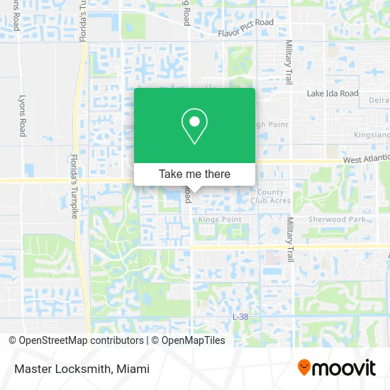 Master Locksmith map