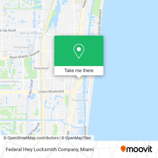 Federal Hwy Locksmith Company map