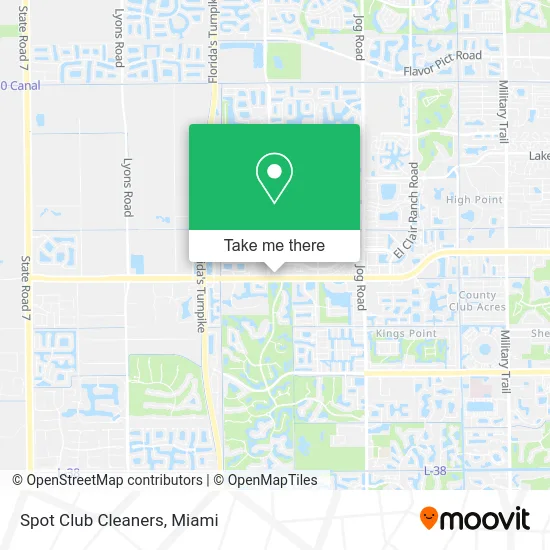 Spot Club Cleaners map