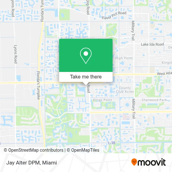 Jay Alter DPM map