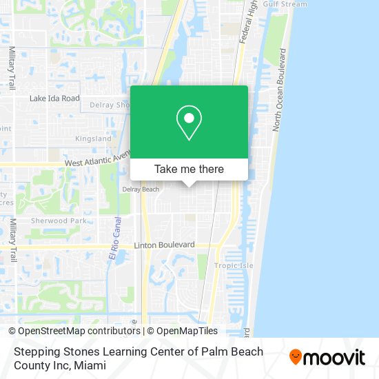 Stepping Stones Learning Center of Palm Beach County Inc map