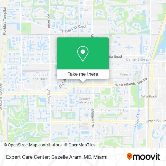 Expert Care Center: Gazelle Aram, MD map