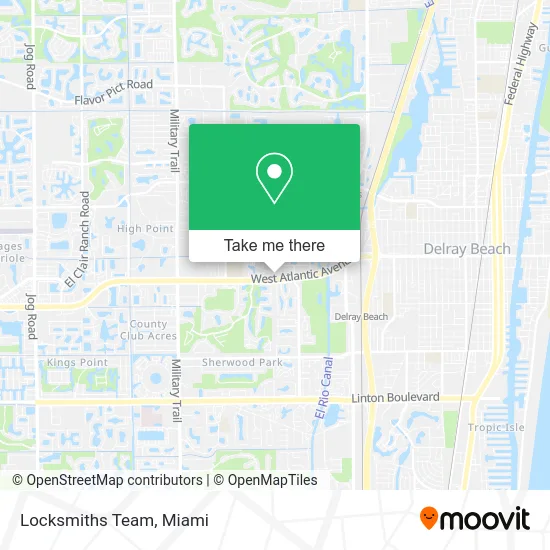 Locksmiths Team map
