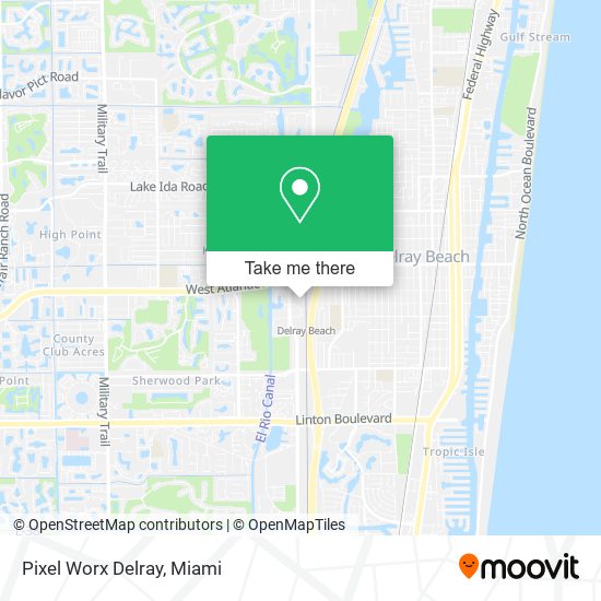 Pixel Worx Delray map